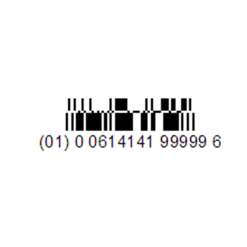 Scanner empilhado de banco de dados GS1