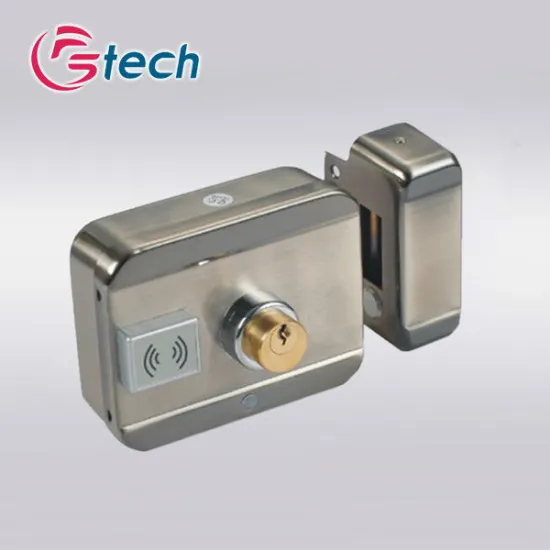 Iron electric rim lock for home safety Residential Door Locks