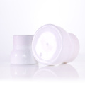 Special shaped cream jars with white lids