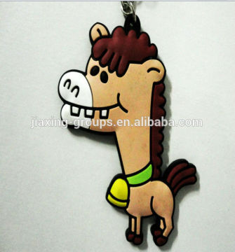 horse design 3D rubber keychain , keychain ,OEM orders are welcome
