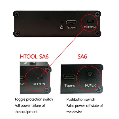 HTOOL-SA6 Spectrum analyzer 35MHZ-6.2GHZ carry lightweight