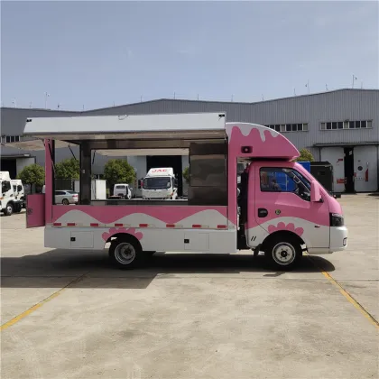 Fuel Powered Gourmet Burger Truck for Street Food
