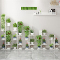 China Customization Flower Display Rack Wood Plant Shelf Manufactory