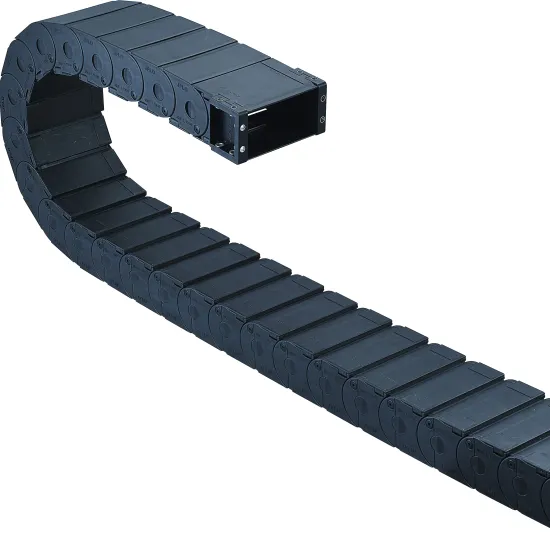 JFLO Enclosed J50F Interior Open CNC Machine Drag Cable Chain