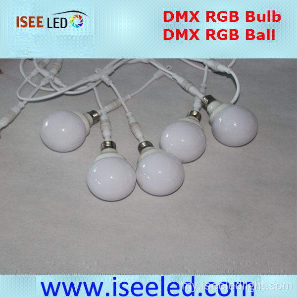 E27 ရေစိုခံ LED BULB DMX 512 ထိန်းချုပ်မှု