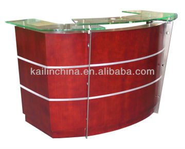 Kaln KL-RT001 china factory direct sell green material OEM customized reception table office furniture