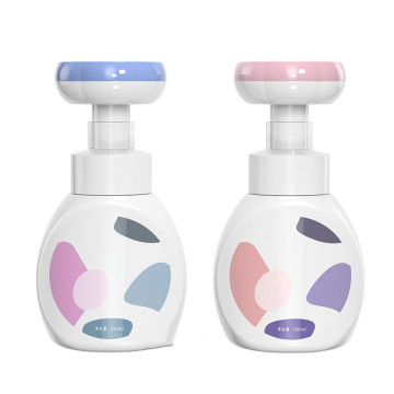 Botellas de la bomba de espuma de plástico de la flor de pata vacía 250 ml para cosméticos