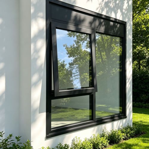 Fenêtre à auvent cassée non thermique