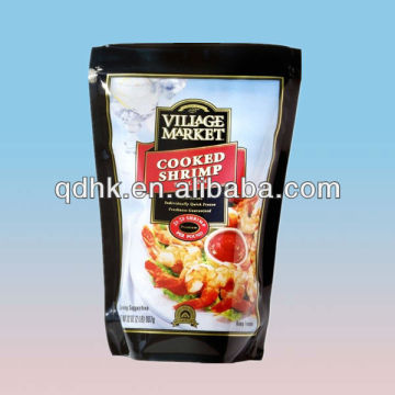 AL foil plastic cooked shrimp packing bag manufacturer China