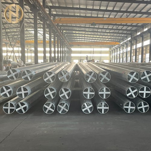 8 Meters Galvanized Steel Lighting Poles Post