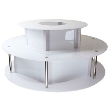 CHOCOLAZI ANT-8145L Auger 3 tiers commercial chocolate fountain Acrylis China led base chocolate fountain surround desk