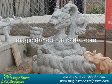 Hot sale stone carved dragon sculpture