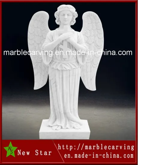 Marblecarving Tombstone Granite Angel Statue for Monument
