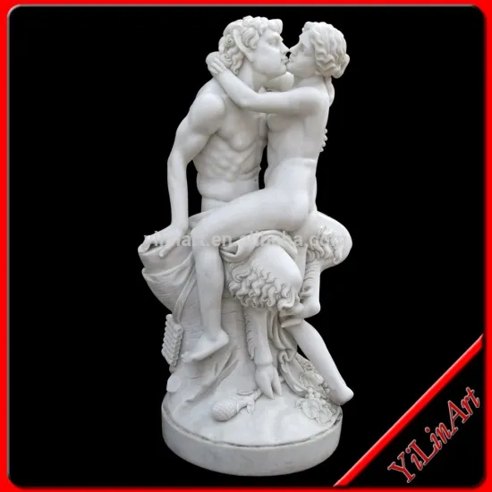 White Marble Stone Famous Nude Man Statue Of Rome