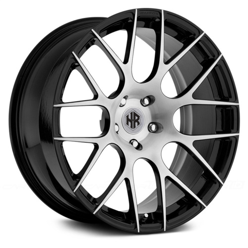 Aluminum Forging Black Alloy Wheels 5 Holes Rim