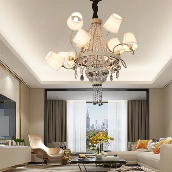 Artistic Villa Living Room E14 Crystal Led Chandelier