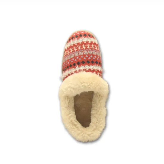 soft christmas furry house slippers for womens