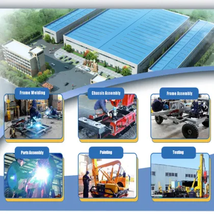 Construction Equipment: Solar-Powered Pile Driver for Guardrail Installation