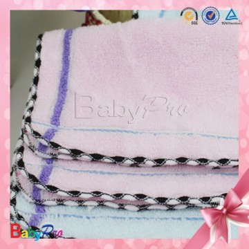 Wholesale High Quality Square Flexible 100% Cotton Baby Bibs Hand Towel Made In China