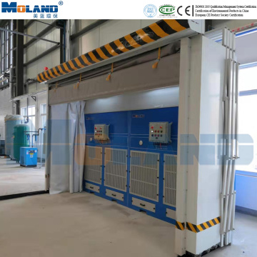 Telescopic Grining Dust Collection System Grinding Cabinet