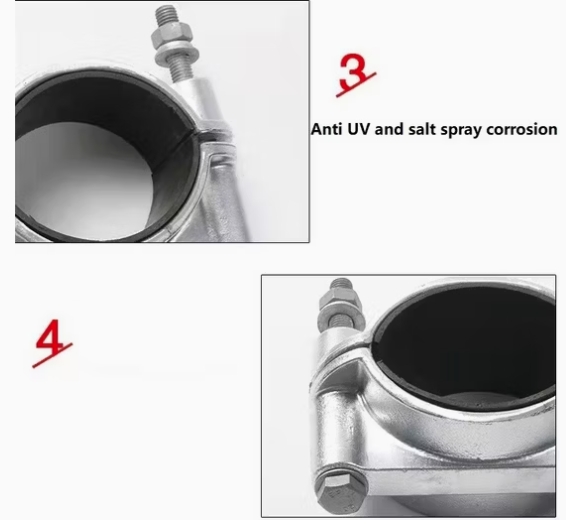 single Aluminium cable cleat feature (2)