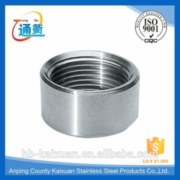 Hot sale stainless steel 1/4 npt half coupling