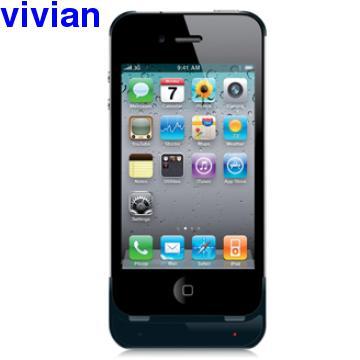 1700mAh iphone  External battery case  with solar charing fuction