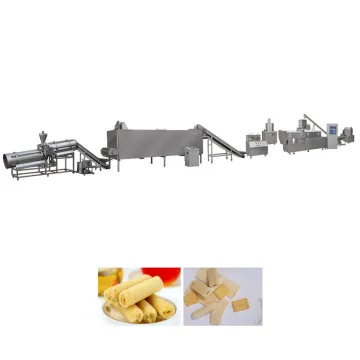 Processing line core filling snacks food making machine