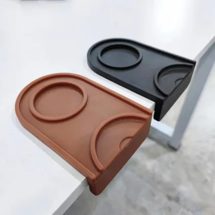 Espresso Coffee Tampers Mat Station - Tamper Holder and Silicone Pad for Baristas