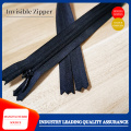 Nylon strip closure invisible zipper