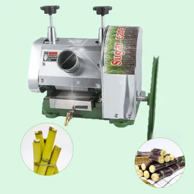 Commercial Hand Cranked Stainless Steel Sugarcane Juicer