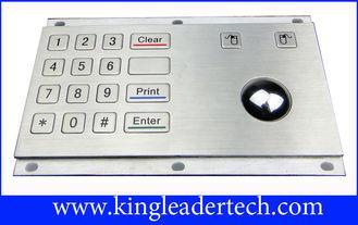 16 flush keys ATM numeric Keypad with trackball MKP196-16F-