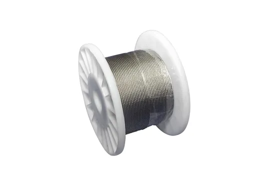 AISI304 Stainless Steel Wire Rope 7x19