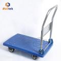 Dengan lipat pegangan gudang stok platform trolley