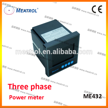 Using network measurement with three phase power meter Multi channel energy meter PY96