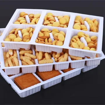 White PP Nuts Food Packaging Tray