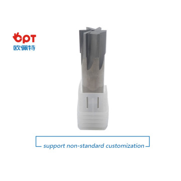 Spiral fluted carbide end mill reamers