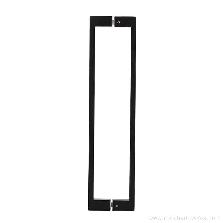 Black Stainless Steel Waterproof Glass Door Handle