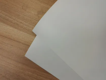 Backlit Hard PET Film for Commercial Lightbox and Poster Materials