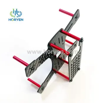 Customized Cnc Cutting Real Carbon Fiber Drone Frame