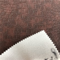 PVC Synthetic Artificial Faux Leather Fabric for bag covers with crocodile pattern