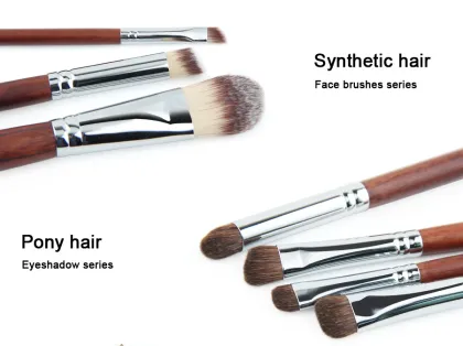 2020Goat Hair Makeup Cosmetics private label brushes bag