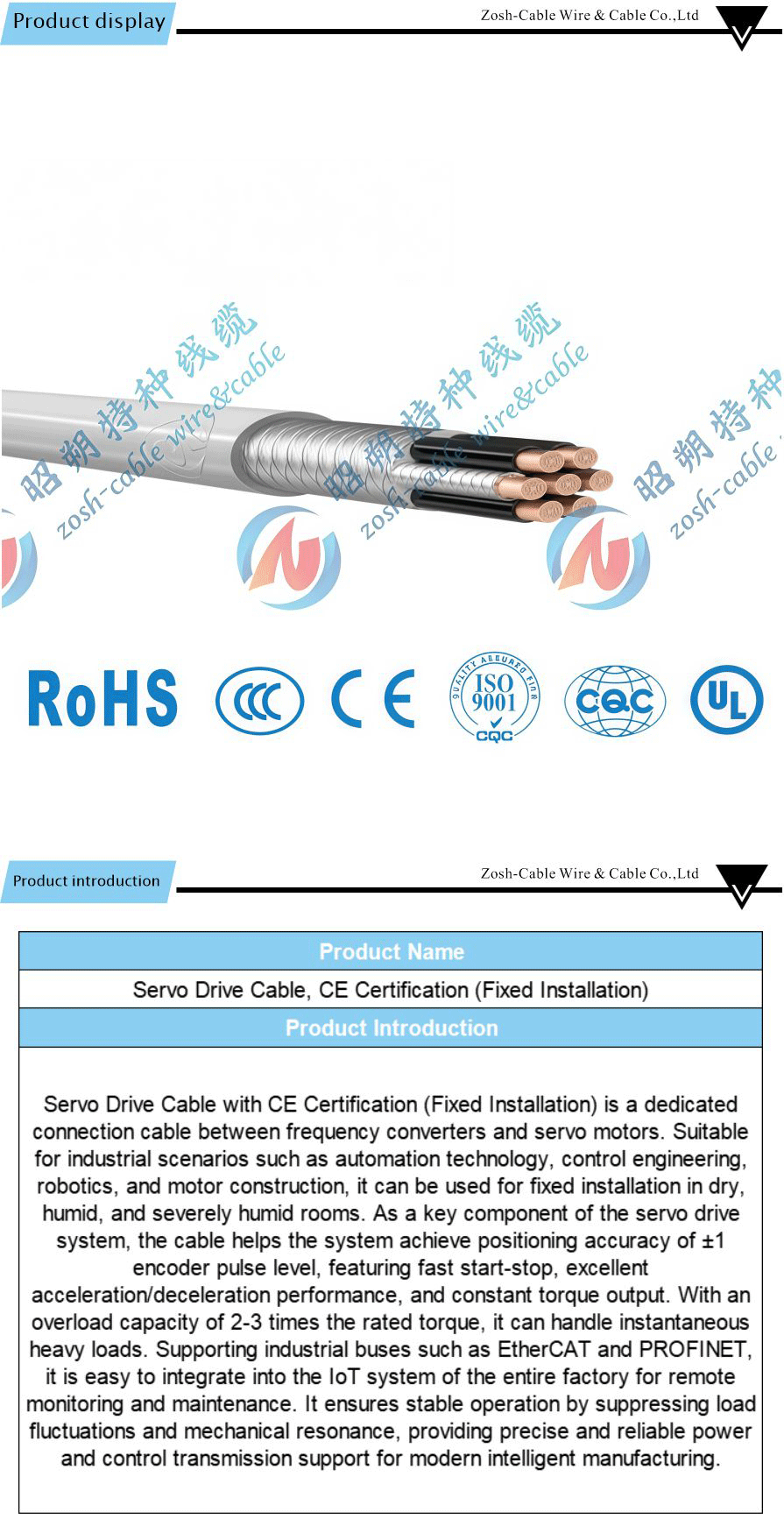 Servo Drive, Code Cable-xiangqing1-ZS040A