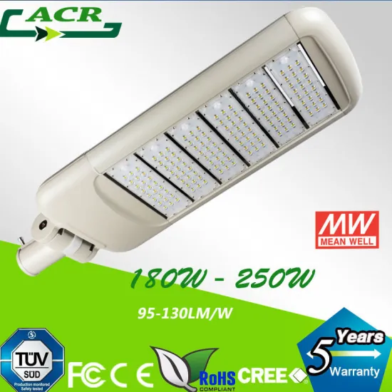 2016 OEM new design 180w led street light housing price with 5 years warranty