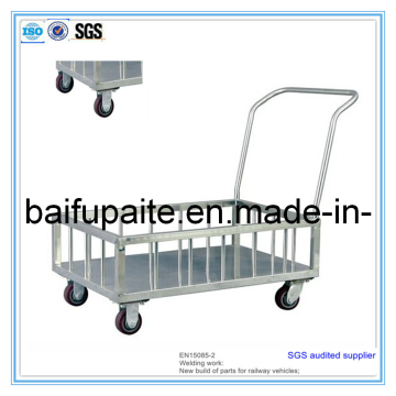 Wholesale Stainless Steel Handcart Mute Trolley
