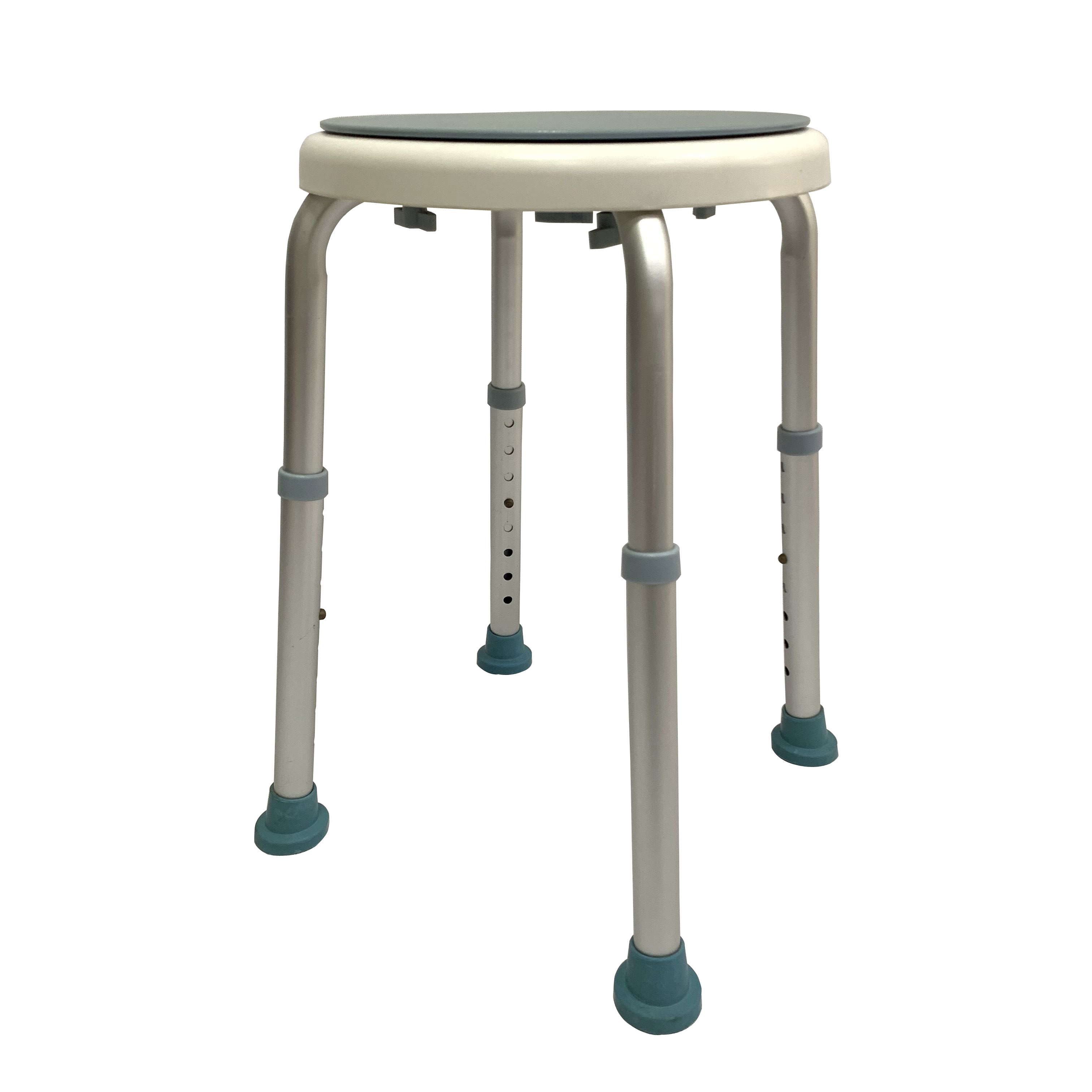 Tabouret de bain rotatif rond en aluminium douche de douche de douche de plastique tabouret pour les personnes âgées