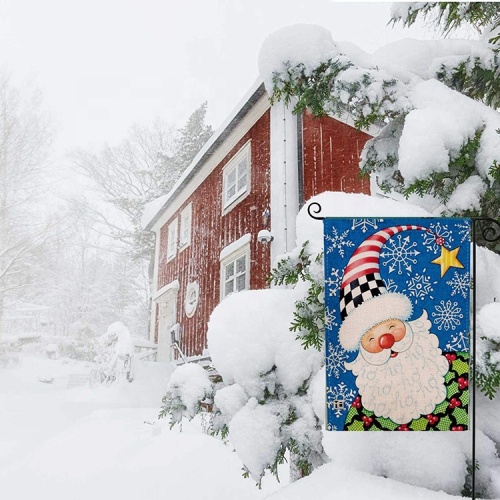 Double Sided Customized Decorative Christmas Garden Flags