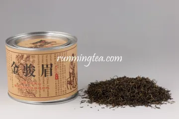 Mingqian Jin Jun Mei ( Golden Eyebrow ) Black Tea In Tins