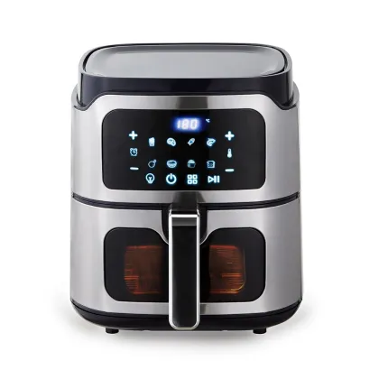 Home kitchen appliances digital smart deep fryer 6.5L electric air fryer oven