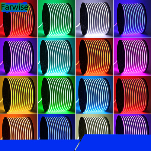 Rainbow Led Hanging Light Flex Tube Light Battery Powered colorful Lights